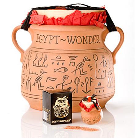 Egypt-Wonder EARTH púder -  lesklá egyptská hlinka