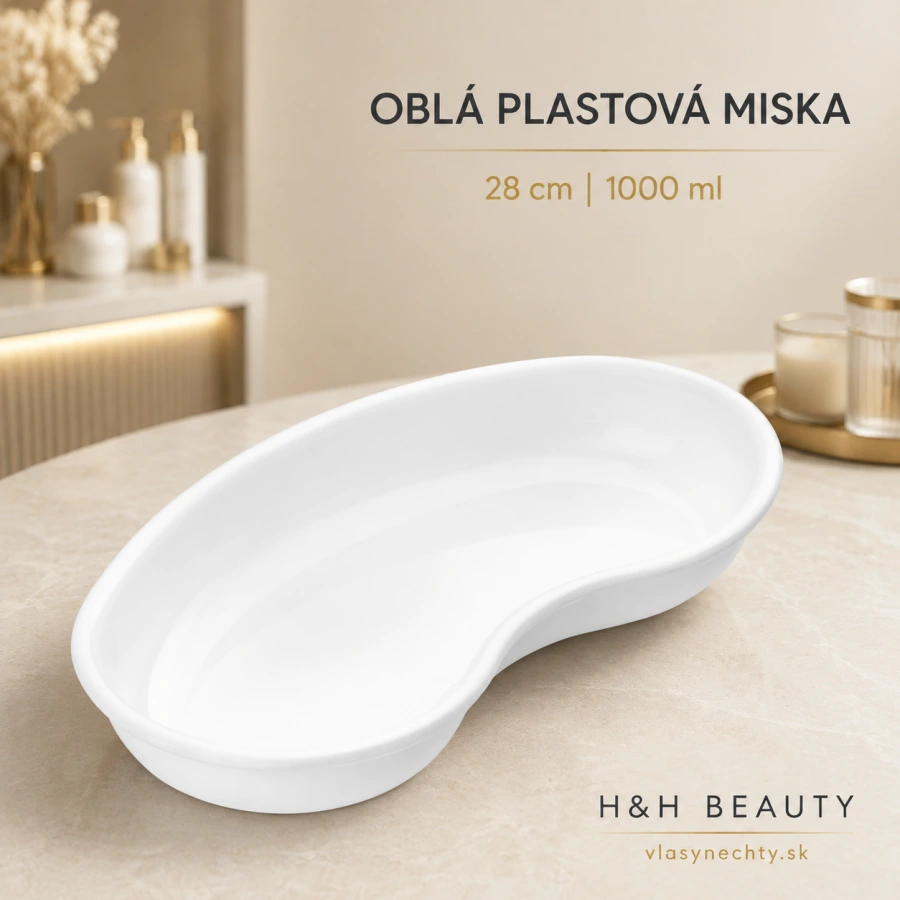 OBLÁ PLASTOVÁ MISKA 28 CM (1000ml)