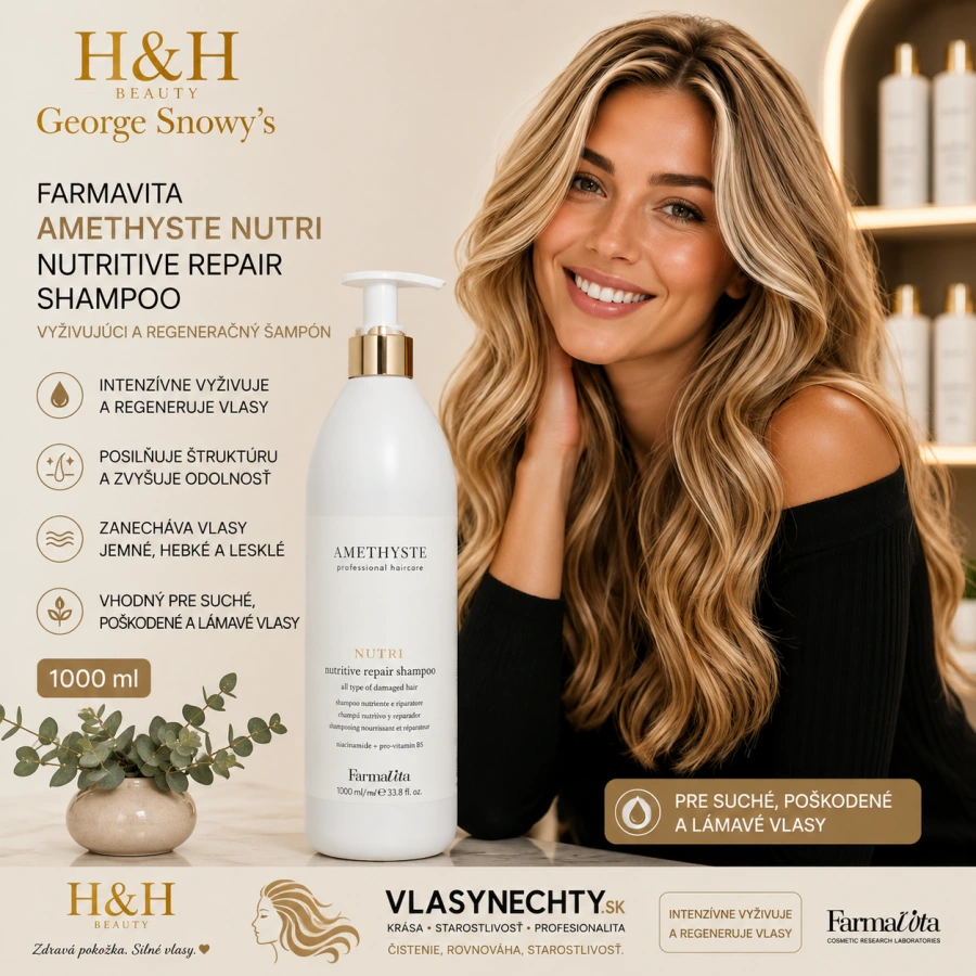 Farmavita AMETHYSTE NUTRI NUTRITIVE REPAIR SHAMPOO 1000ml
