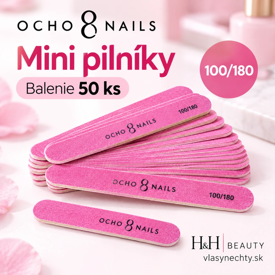Ocho Nails mini pilniky 50 kusov