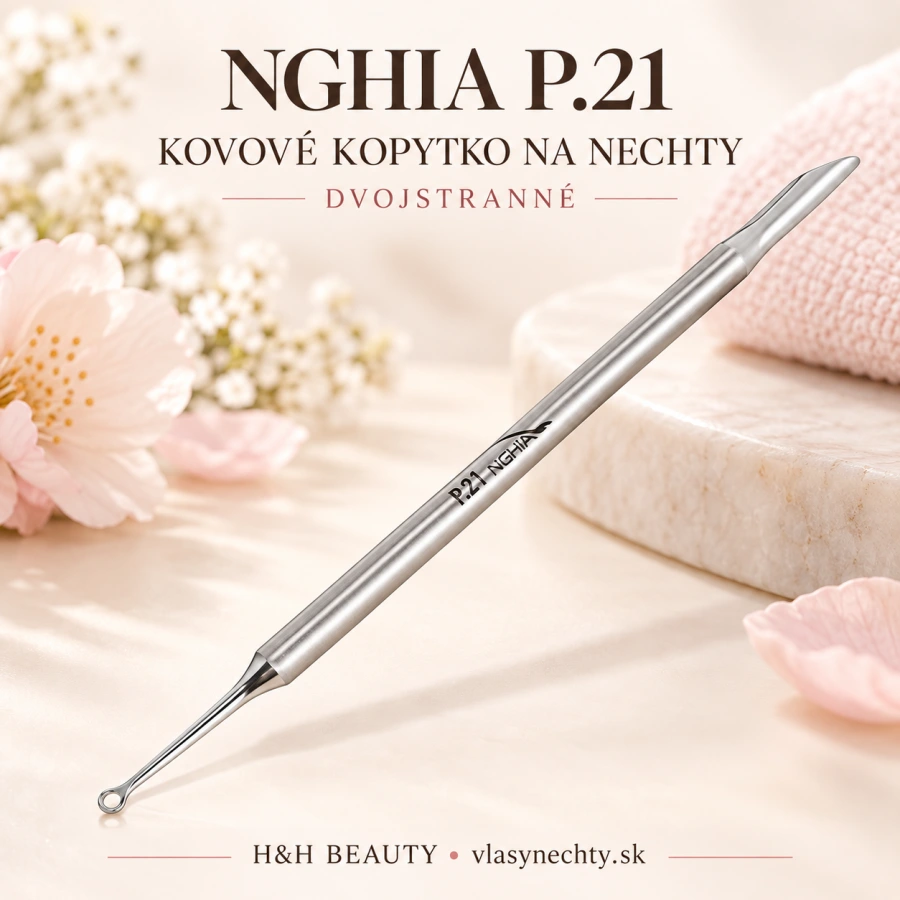 NGHIA P.21 – kovové kopytko na nechty (dvojstranné)