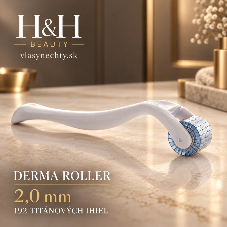 DERMA ROLLER 2,0 mm 192 TITÁNOVÝCH IHIEL