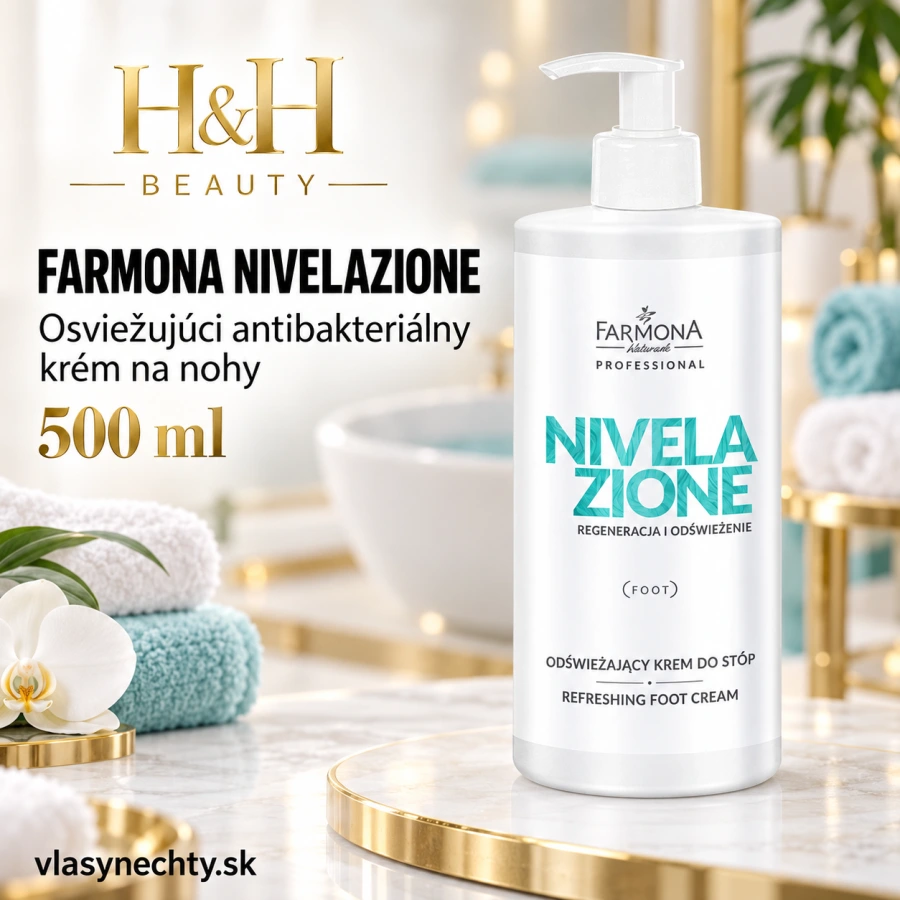 FARMONA NIVELAZIONE Osviežujúci antibakteriálny krém na nohy 500ml
