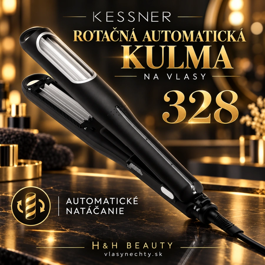 KESSNER Rotačná automatická kulma na vlasy -328