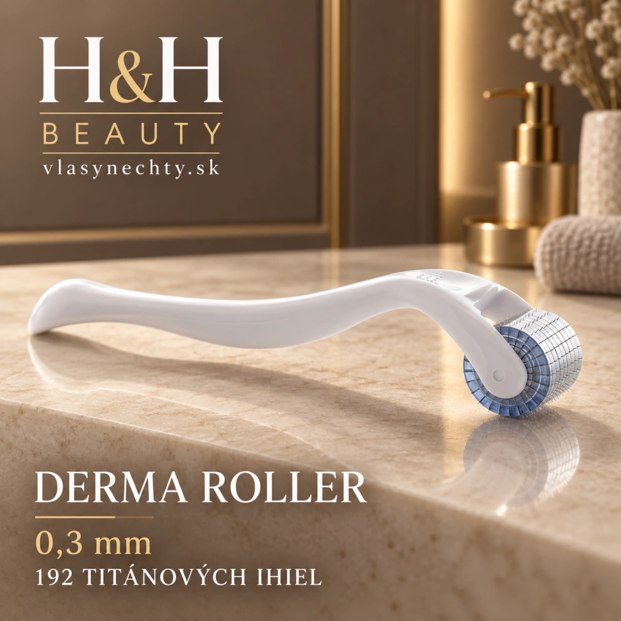 DERMA ROLLER 0,3 mm 192 TITÁNOVÝCH IHIEL