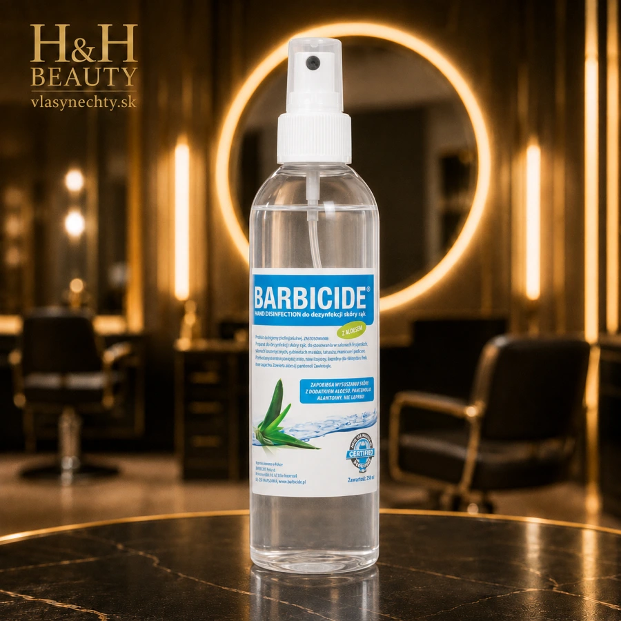 BARBICIDE HAND DISINFECTION PRÍPRAVOK NA DEZINFEKCIU RÚK A KOŽE 250 ML