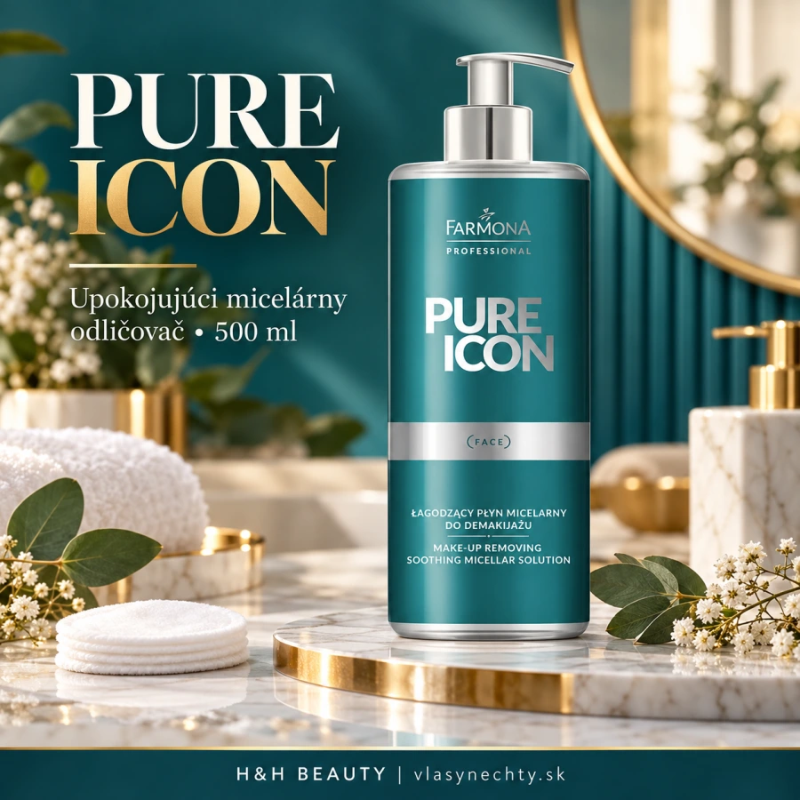Farmona pure icon upokojujúci micelárny odličovač 500 ml