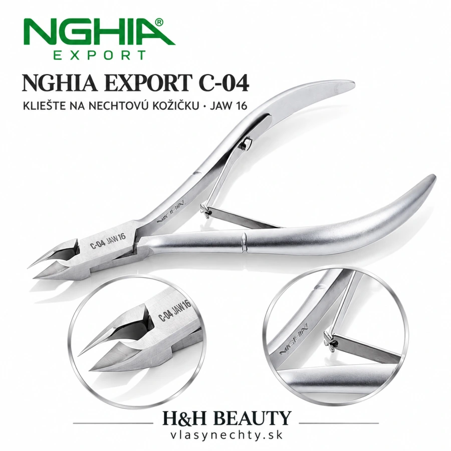 NGHIA EXPORT KLIEŠTE NA NECHTOVÚ KOŽIČKU C-04 JAW 16
