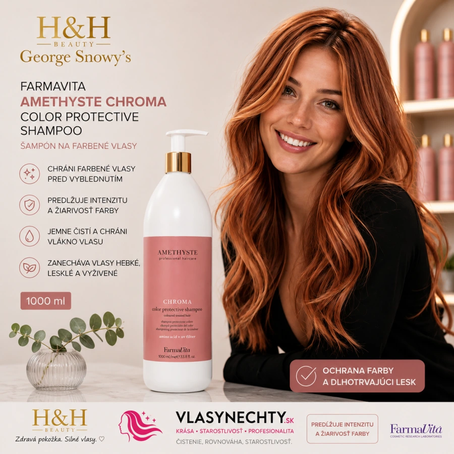 Farmavita AMETHYSTE CHROMA COLOR PROTECTIVE SHAMPOO 1000ml
