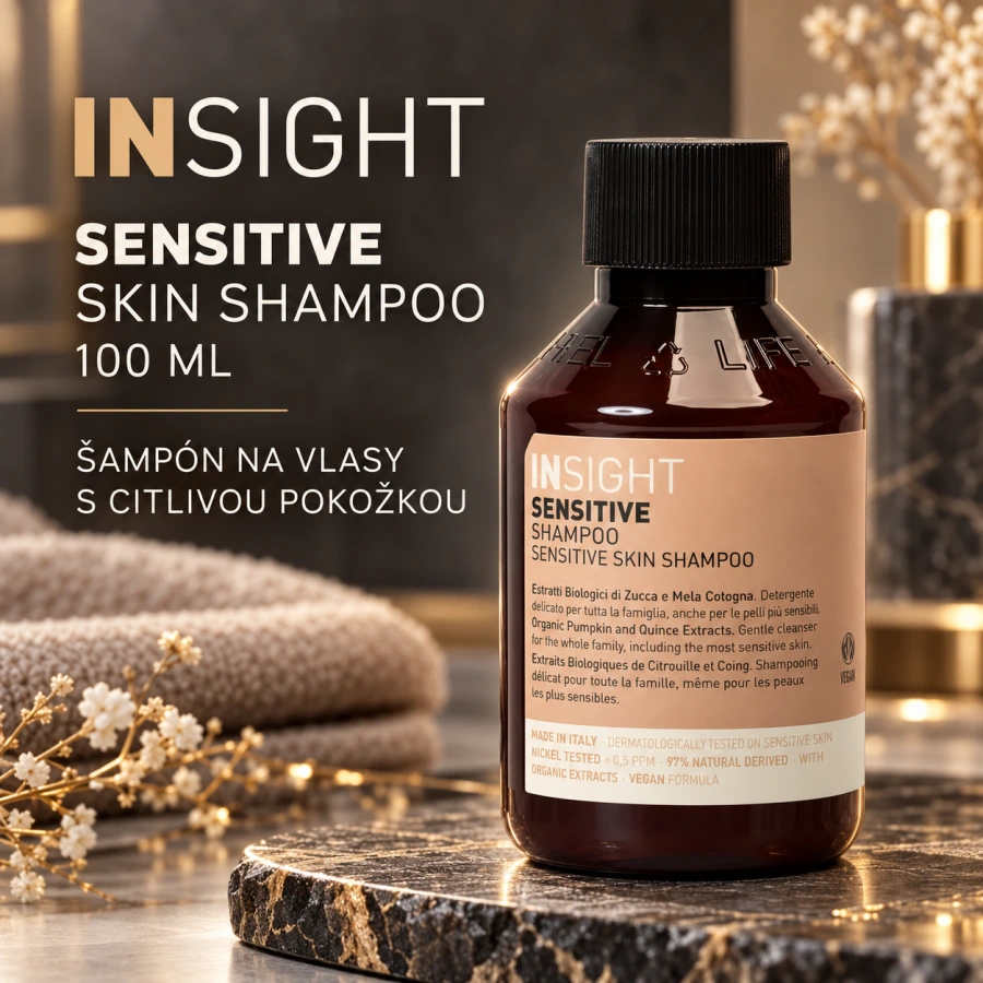 INSIGHT SENSITIVE SKIN SHAMPOO 100 ML - ŠAMPÓN NA VLASY S CITLIVOU POKOŽKOU