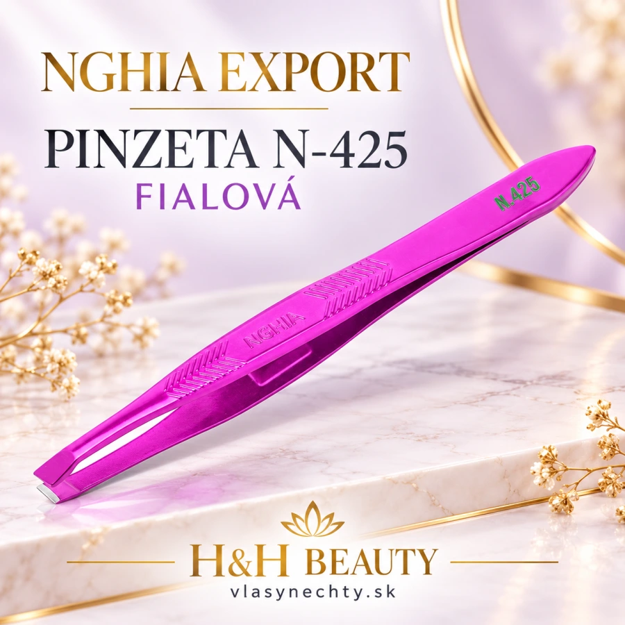 NGHIA EXPORT PINZETA N-425 fialová