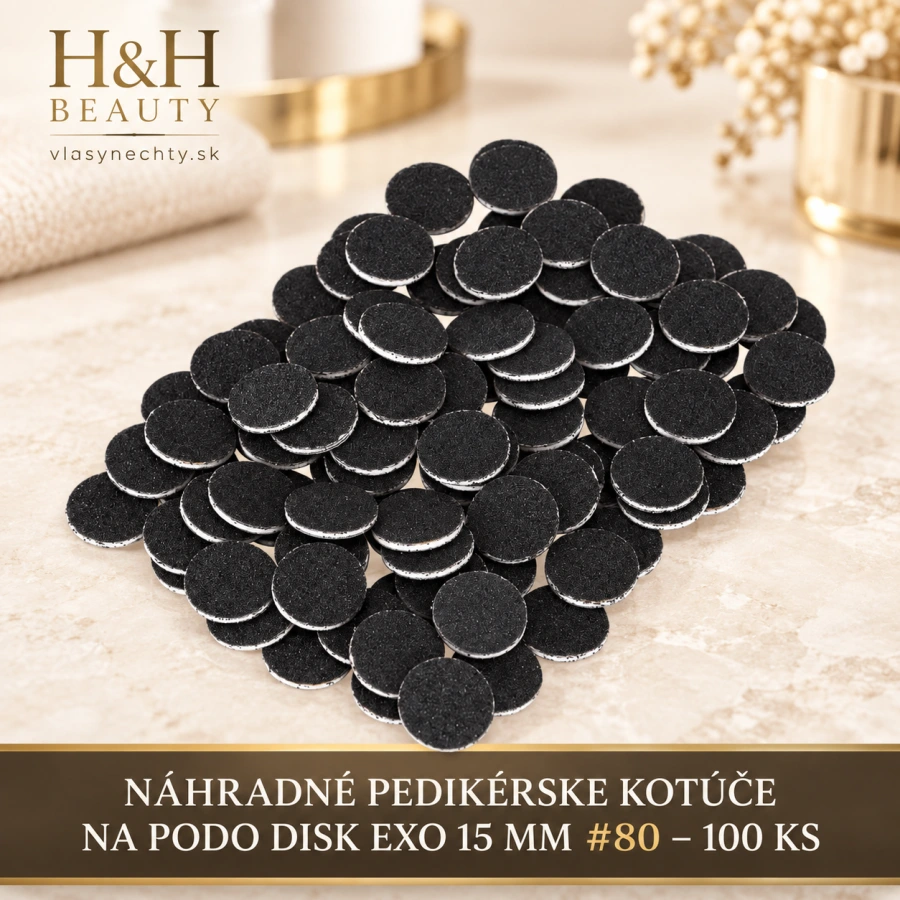 Náhradné pedikérske kutúče na pododisk EXO 15mm #80 100 ks.