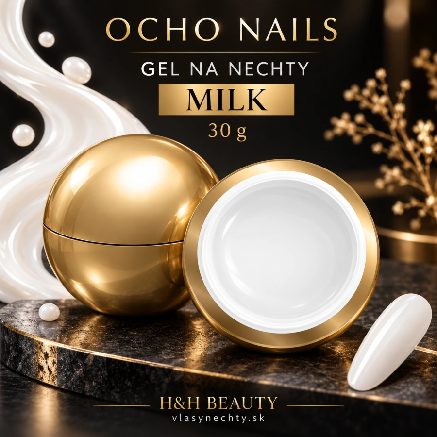 OCHO NAILS Gel na nechty milk -30 g