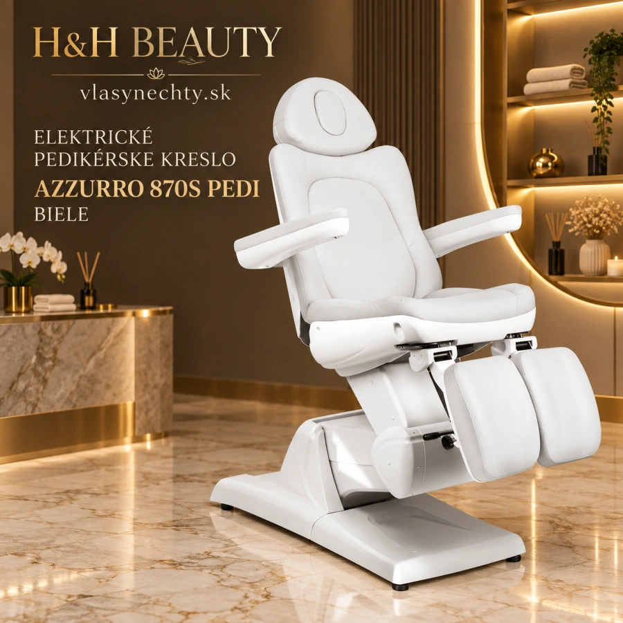 PEDIKÉRSKE ELEKTRICKÉ KRESLO AZZURRO 870S PEDI - WHITE