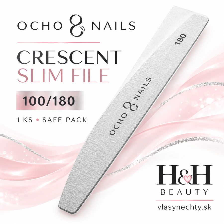 Ocho Nails crescent slim file 100/180 1 ks. safe pack