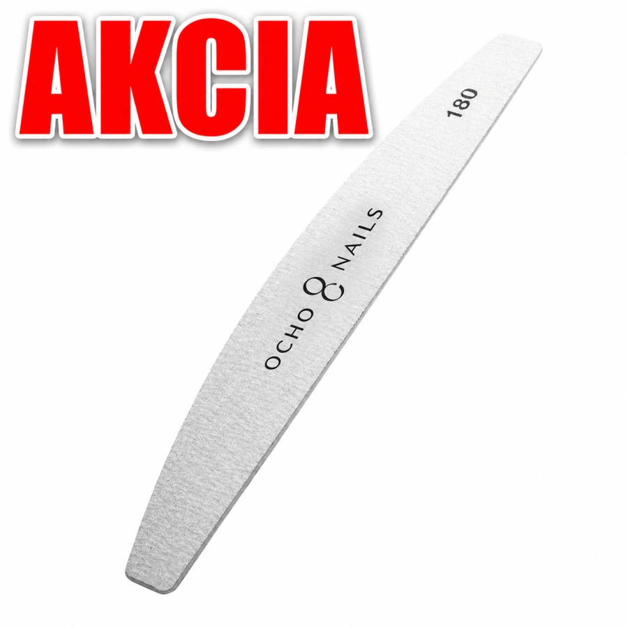 Ocho Nails náhradné papiere pre polmesiacový kovový pilník. 180 10 ks.