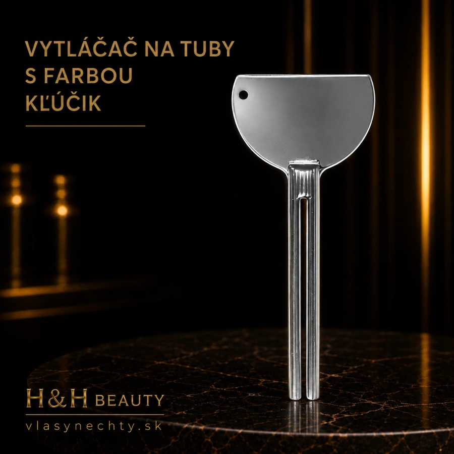 VYTLÁČAČ NA TUBY S FARBOU - KĽÚČIK
