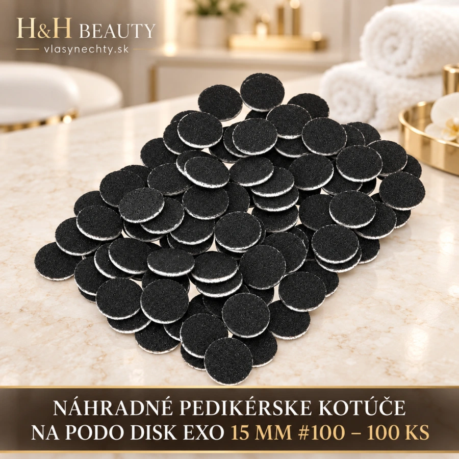 Náhradné pedikérske kutúče na pododisk EXO 15mm #100 100 ks.