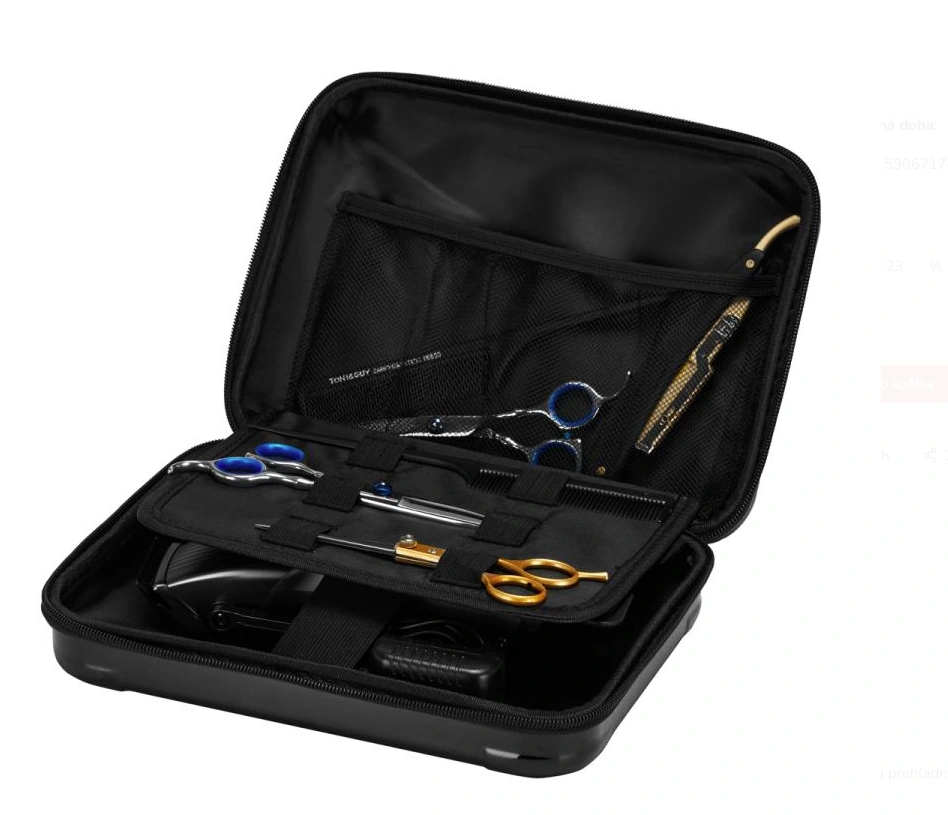 Kadernícky kufrík čierny