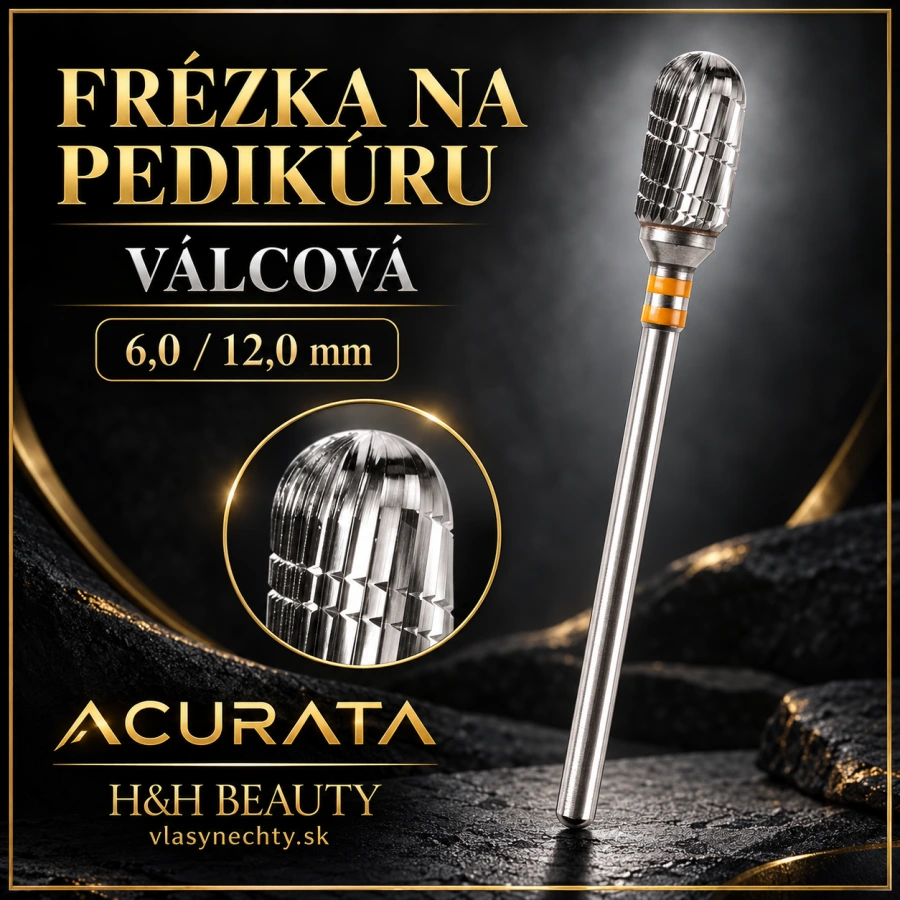FRÉZKA NA PEDIKÚRU VÁLCOVÁ 6,0/12,0mm ACURATA