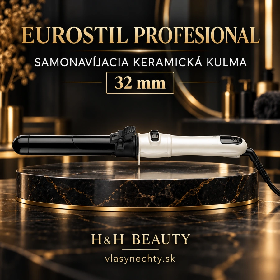 EUROSTIL profesional 32mm Samonavíjacia keramická kulma
