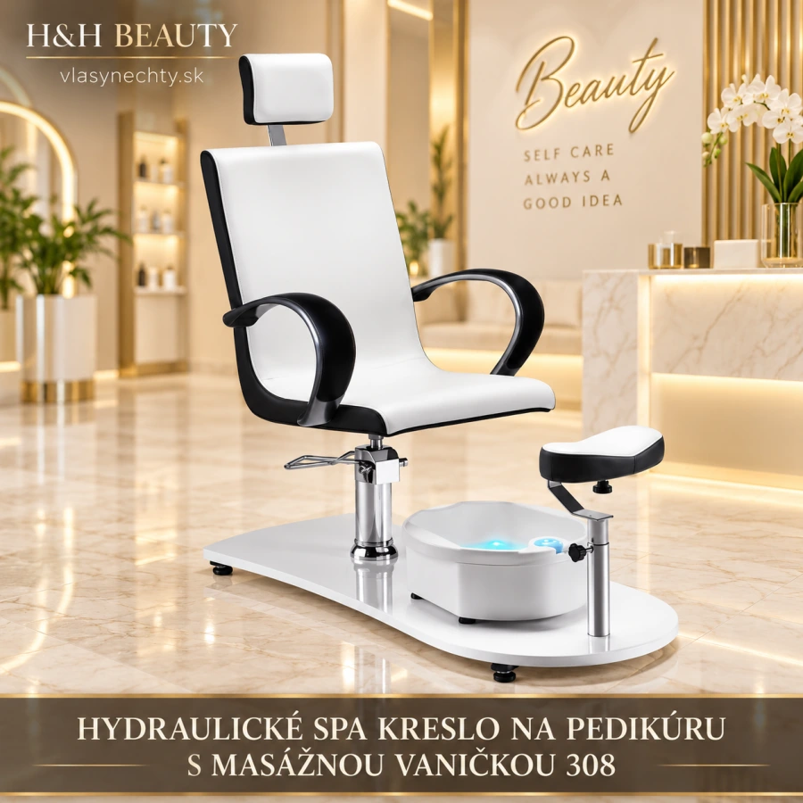 HYDRAULICKÉ SPA KRESLO NA PEDIKÚRU S MASÁŽNOU VANIČKOU 308