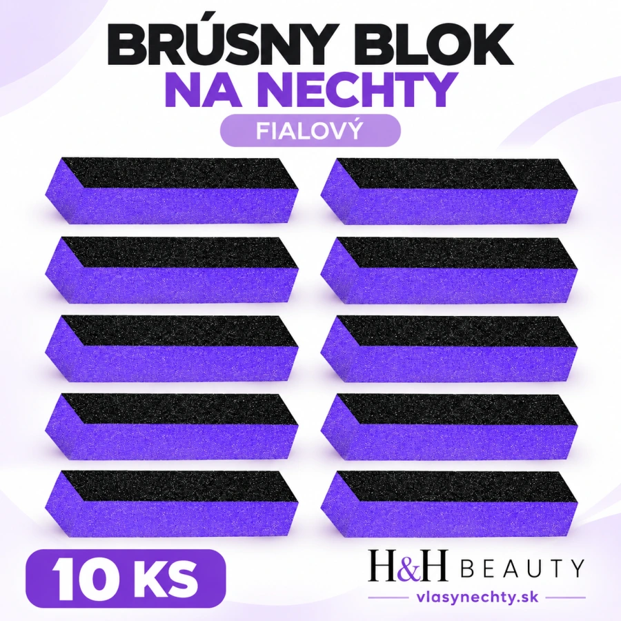BRÚSNY BLOK NA NECHTY FIALOVÝ 10 KS. PRC