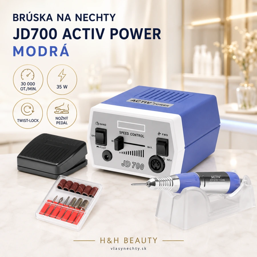 BRÚSKA NA NECHTY JD700 ACTIV POWER FIALOVÁ 35W