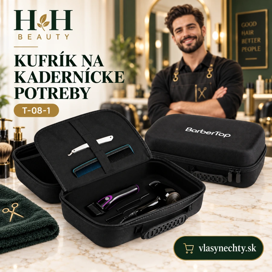 Kufrík na kadernícke potreby T-08-1