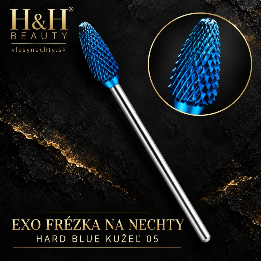 EXO FRÉZKA NA NECHTY HARD BLUE KUŽEĽ 05