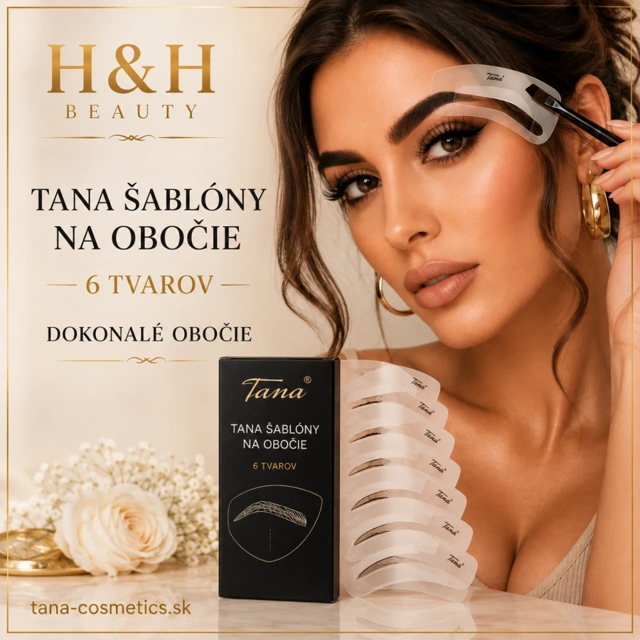 TANA-Cosmetics STAR-BROW šablóny na obočie 6 kusov