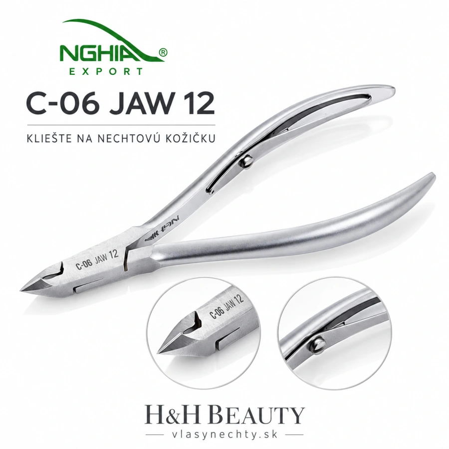 NGHIA EXPORT KLIEŠTE NA NECHTOVÚ KOŽIČKU C-06 JAW 12