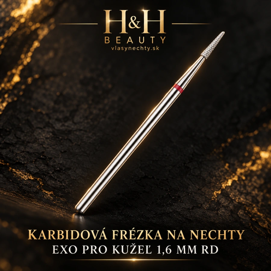 KARBIDOVÁ FRÉZKA NA NECHTY EXO PRO KUŽEĽ 1,6MM RD