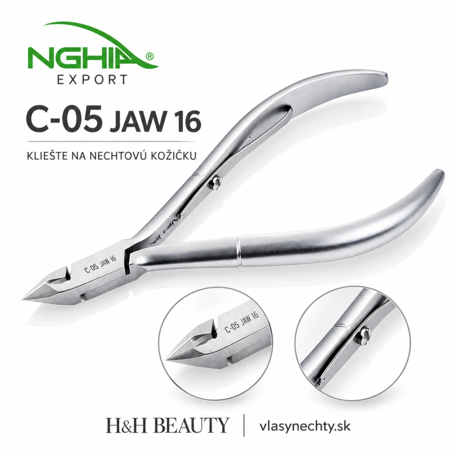 NGHIA EXPORT KLIEŠTE NA NECHTOVÚ KOŽIČKU C-05 JAW 16