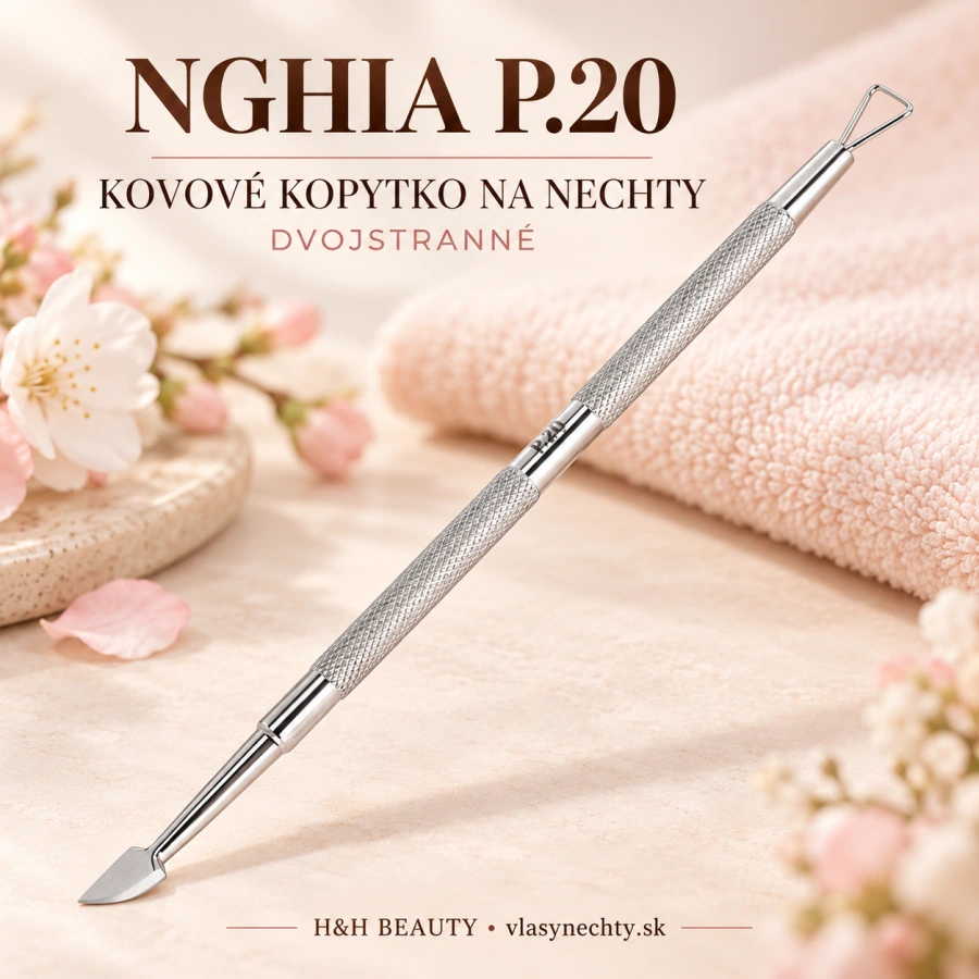 NGHIA P.20 – kovové kopytko na nechty (dvojstranné)