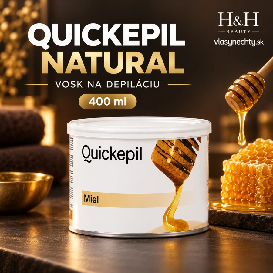 VOSK NA DEPILACIU V PLECHOVKE QUICKEPIL NATURAL 400 ml