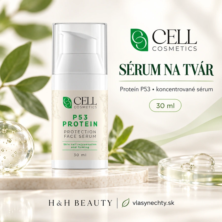 CELL COSMETICS Sérum na tvár – proteín P53 – koncentrované sérum na tvár 30 ml