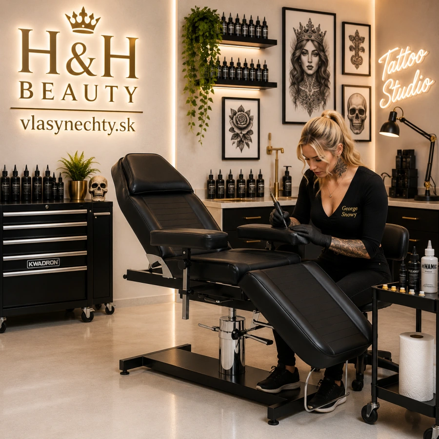 Praktické hydraulické tetovacie kreslo Pro Ink 210DH