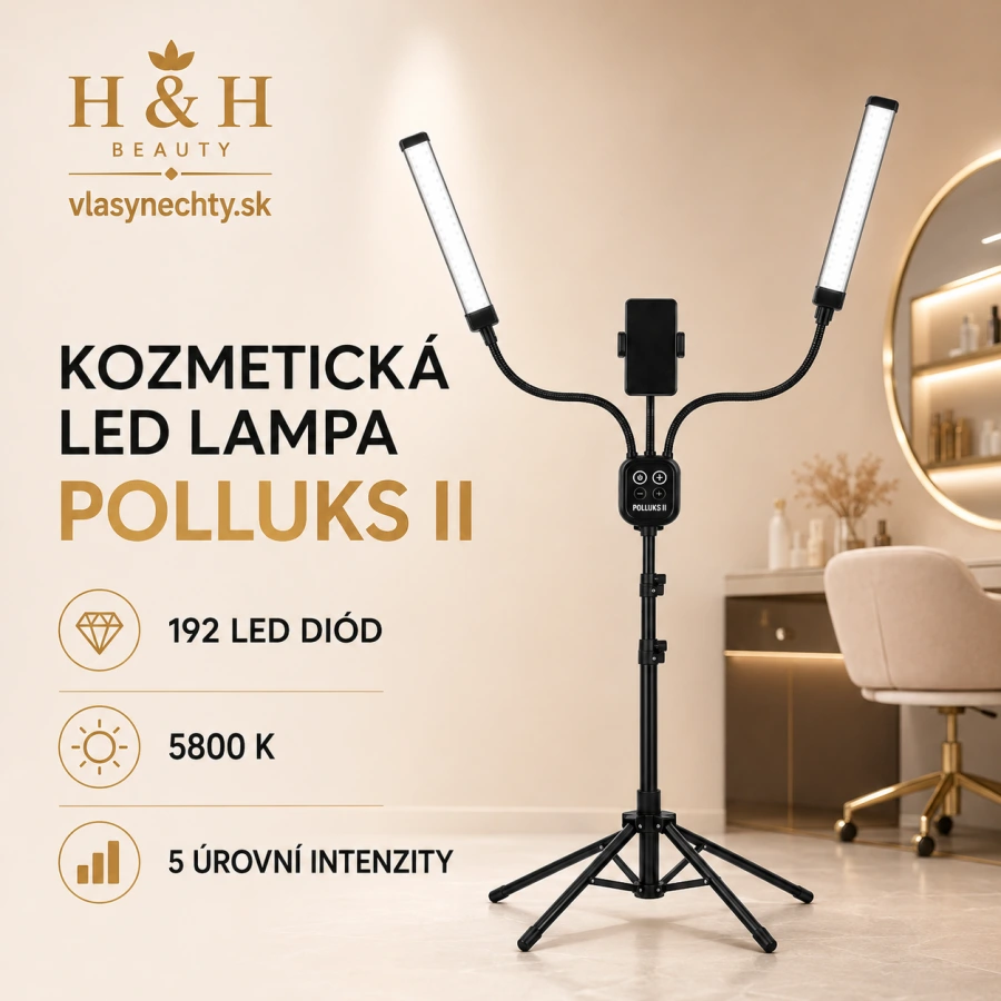 KOZMETICKÁ LED LAMPA NA LÍČENIE POLLUKS II TYP MSP-LD01 NA STATÍVE
