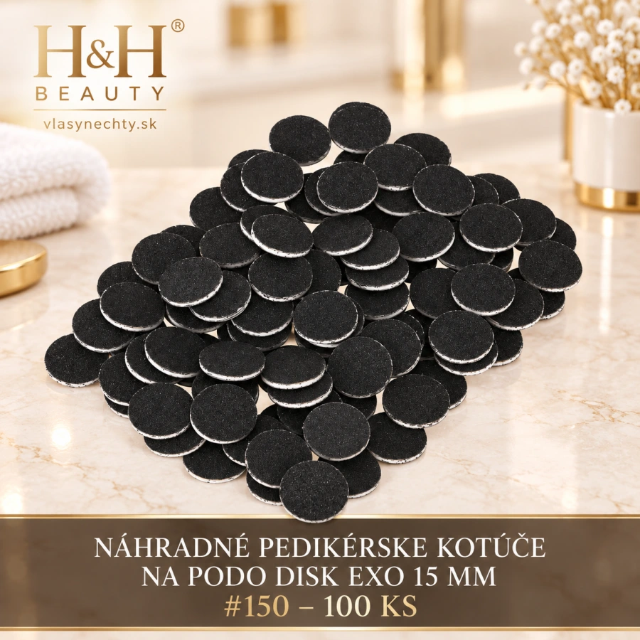 Náhradné pedikérske kutúče na pododisk EXO 15mm #150 100 ks.