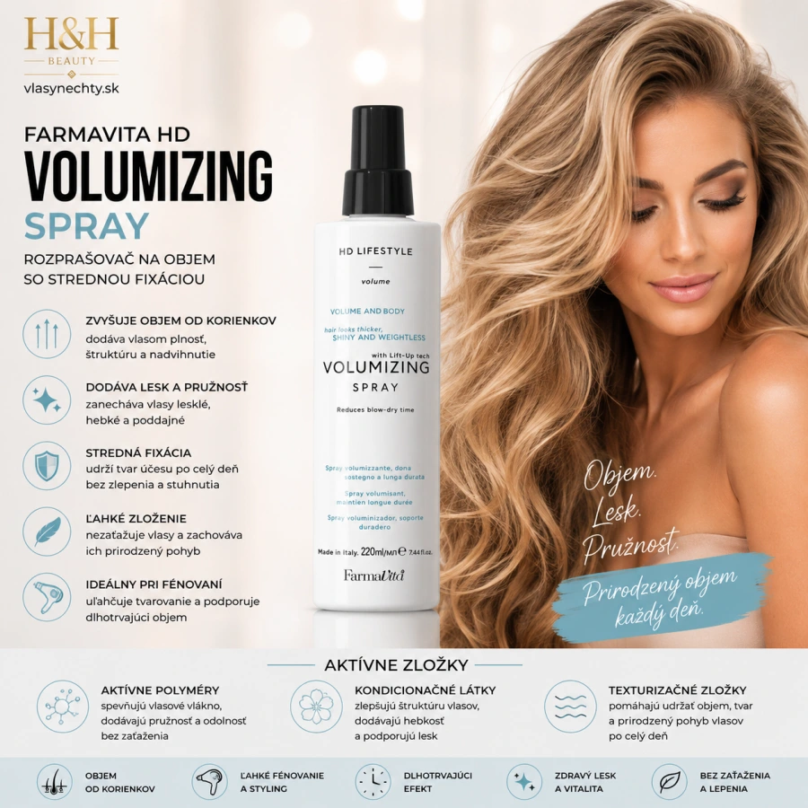 Farmavita HD Volumizing Spray 220 ml