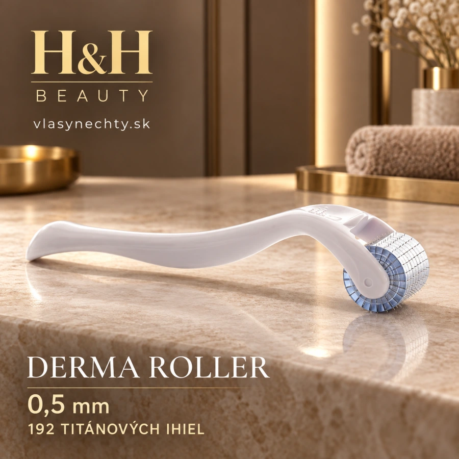 DERMA ROLLER 0,5 mm 192 TITÁNOVÝCH IHIEL