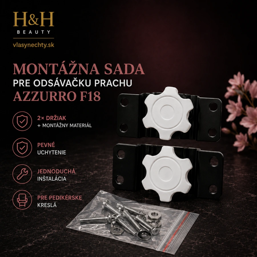 MONTÁŽNA SADA ODSÁVAČKY PRACHU NA PEDIKÚRU AZZURRO F18