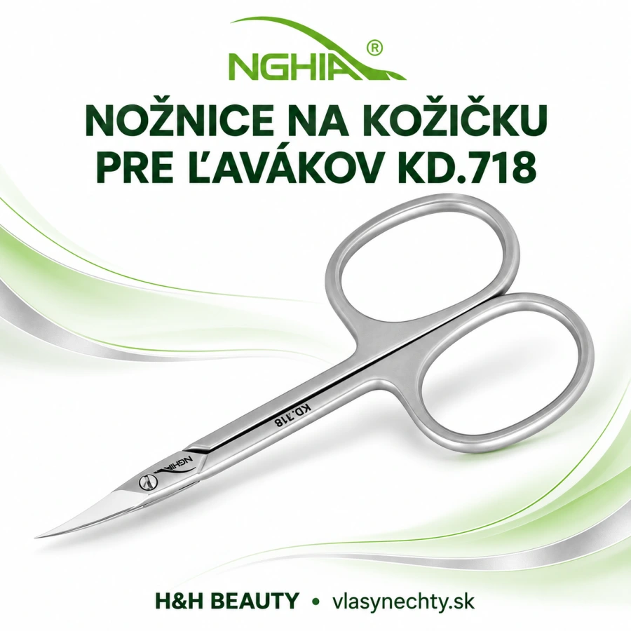 NGHIA EXPORT Nožnice na kožtičku pre ľavákov KD.718