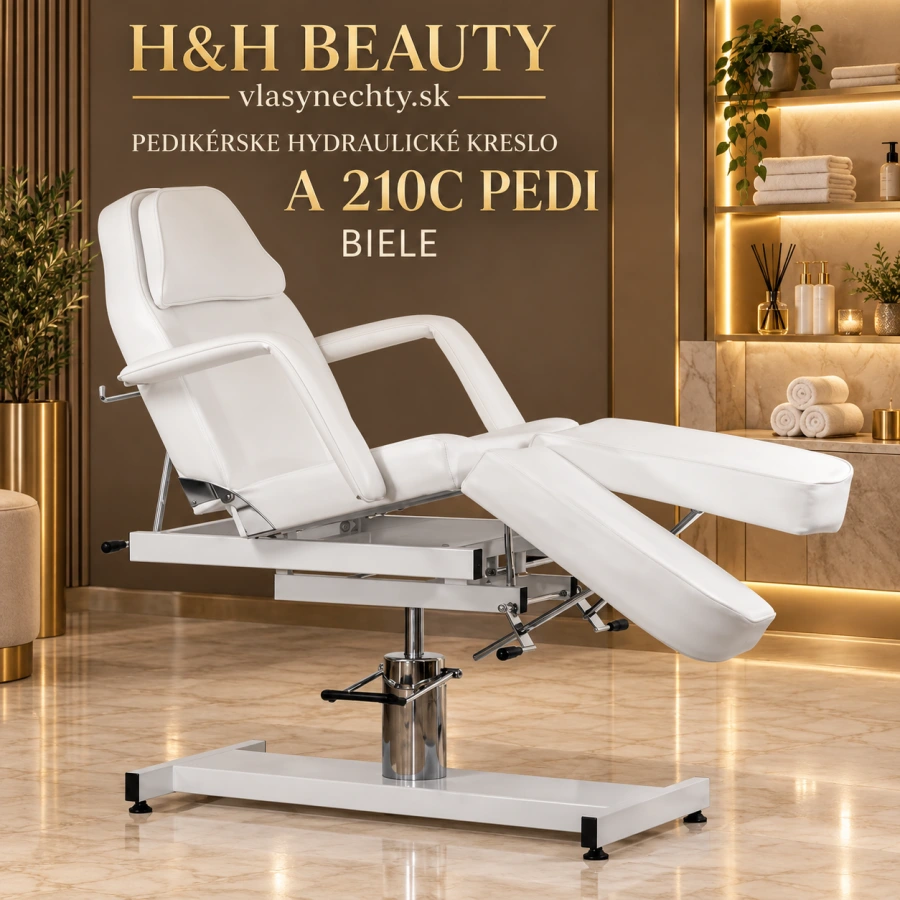 PEDIKÉRSKE HYDRAULICKÉ KRESLO A 210C PEDI BIELE