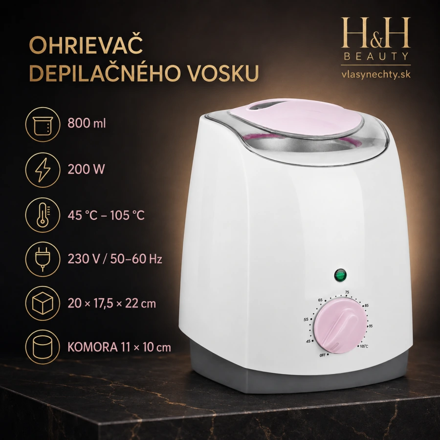OHRIEVAČ DEPILAČNÉHO VOSKU V PLECHOVKE 800
