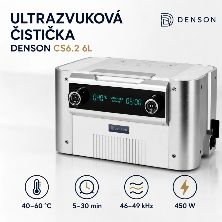 Ultrazvuková čistička DENSON CS6.2 6L