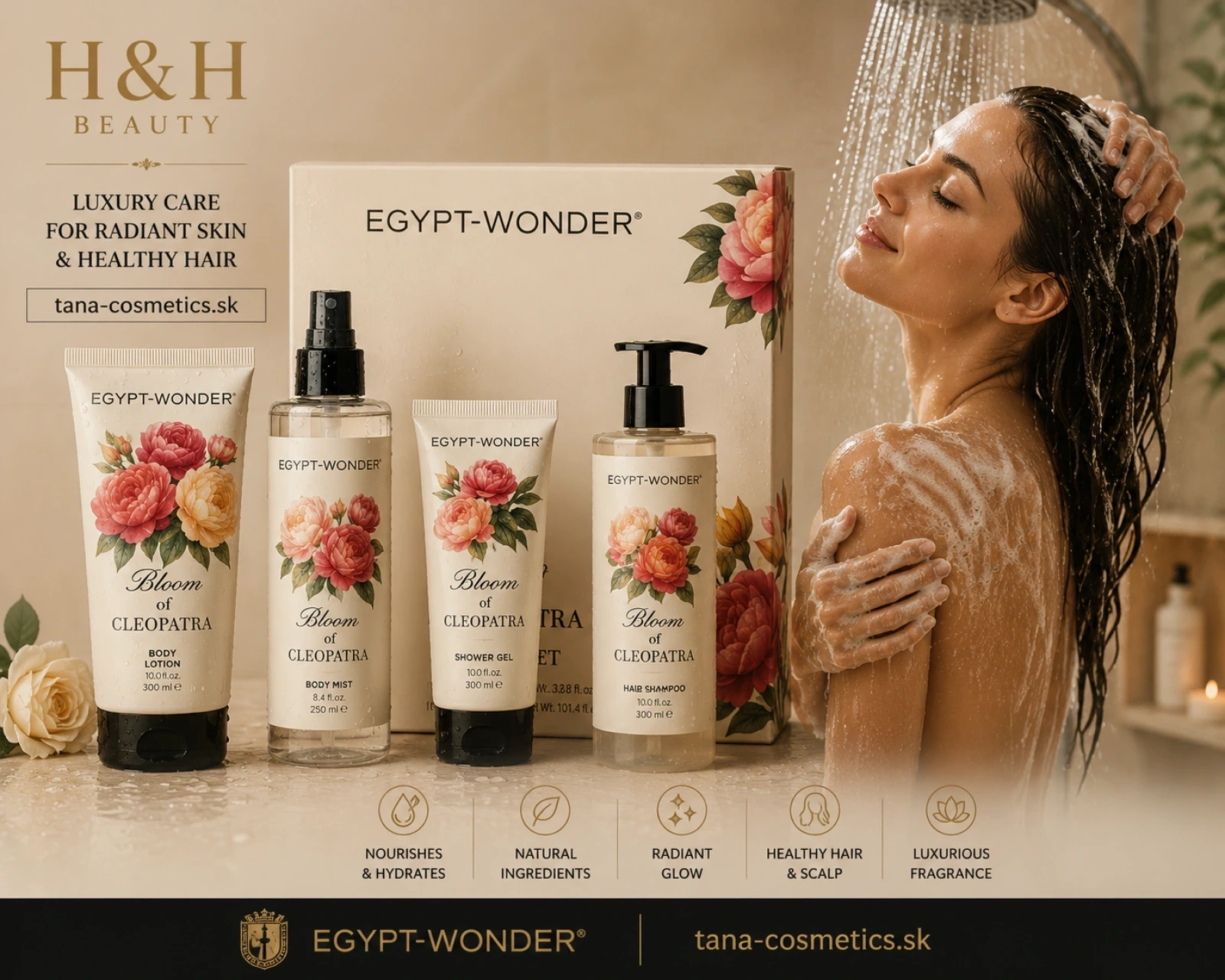 Kozmetická sada EGYPT-WONDER Bloom of Cleopatra