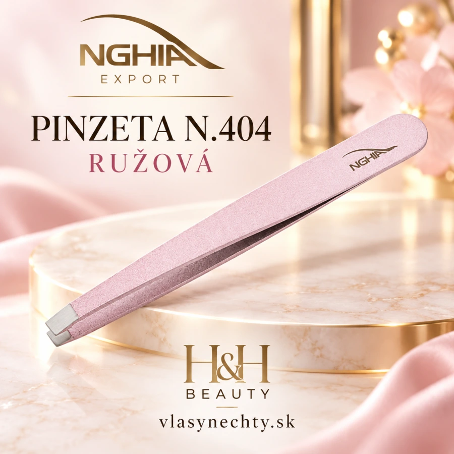 NGHIA EXPORT PINZETA N.404 ružová