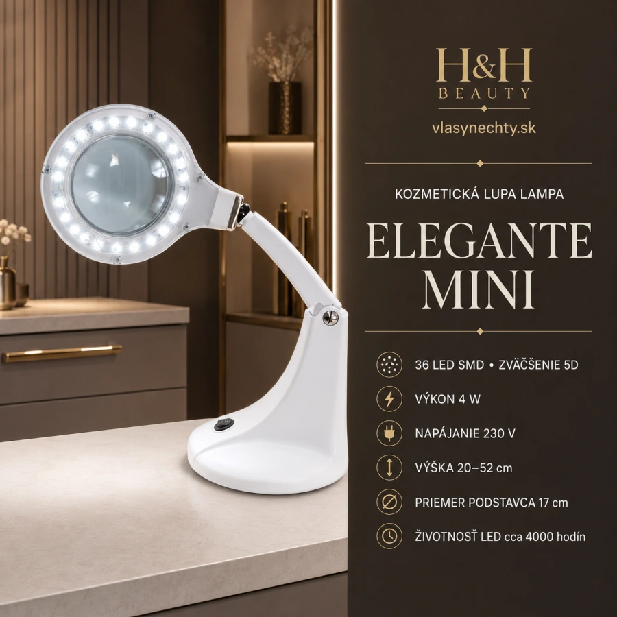 KOZMETICKÁ LUPA LAMPA ELEGANTE MINI 36 LED SMD 5D